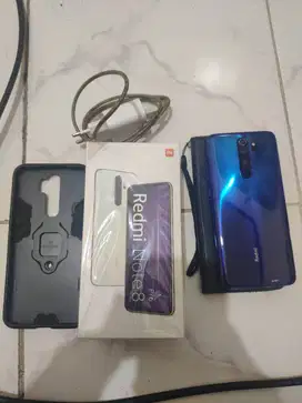 Xiaomi Redmi Note 8 Pro 6/64 Fullset Kondisi Normal Mulus