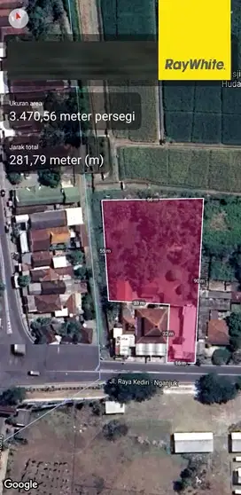 Dijual Tanah SHM Strategis di Kediri Nganjuk