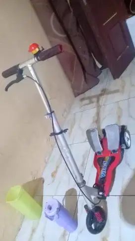 skuter pedal genjot anak