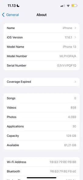 iphone 13 ex ibox