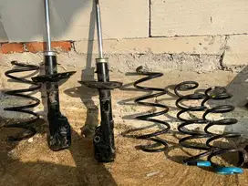PAKET CEPER DEPAN 2 BELAKANG 3 JARI & KNALPOT FULL SYSTEM ALPINO F03