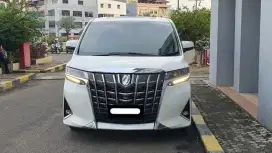 Km15rb toyota alphard g atpm 2023 putih pajak panjang siap pakai