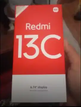 Redmi 13C Ram 6/128 fullset nominus seperti baru
