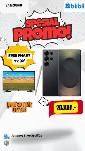 Samsung S25 Ultra Free SMART TV 32' ONLY 19.7