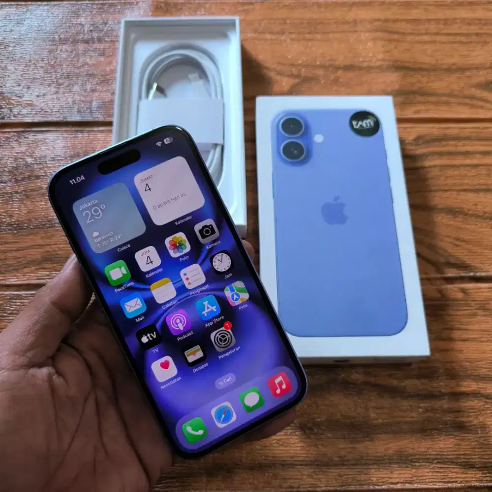 Iphone 16 128Gb Ibox Like New Fullset Ori Garansi On