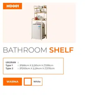 Rak Laundry Simple dan Kuat