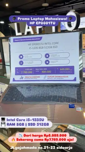 HP 14‑EP0001TU / EP0002TU | i5‑1335U 8GB 512GB FHD IPS OHS2021”