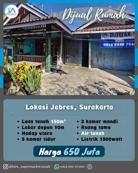 Rumah Di Jebres Surakarta