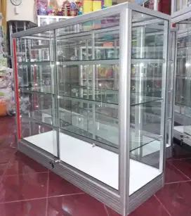 Etalase Kaca & Aluminium 1,2Mx1M