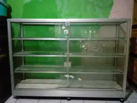 Dijual Etalase Rak 4 susun untuk Counter/Pulsa/warung, mulus dan kokoh