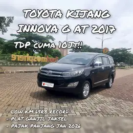 TDP 20JT NEGO TOYOTA KIJANG INNOVA 2.0 G AT 2017 HITAM MATIC BENSIN