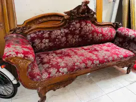 Kursi panjang kayu jati