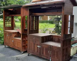 Dijual  gerobak dagangan makanan