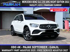 Km=8k Bunga=4,7% GANJIL MERCEDES BENZ GLC200 AMG NIGHT EDITION 2022