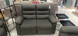 SOFA RECLINER 2 SEATER LEXUS FABRIC - ABU ABU TUA