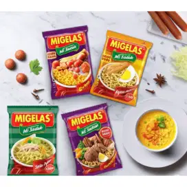 1 renceng ( 15 bungkus ) migelas mie gelas