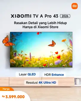 READY!! XIAOMI TV A PRO 43 2026