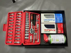 Set Kunci Torsi + Microfiber + Chain Lube