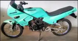 Di jual besi tua NINJA 150 SS kelengkapan Stnk bpkb kebnjiran