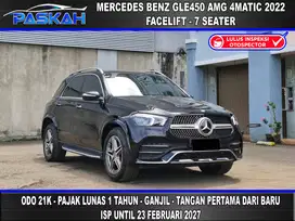 Bunga=4,7% TAX=MARET-2026 GANJIL Odo=21k Mercedes Benz GLE450 AMG 2022
