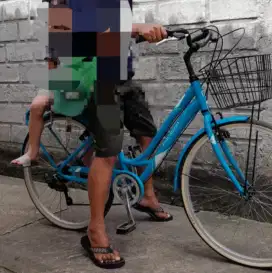 Sepeda Polygon Sierra warna Tosca