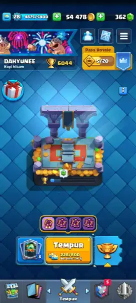 akun clash royale murah