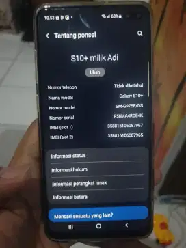 Jual samsung s10 plus
