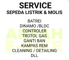 Jasa service sepeda listrik bekasi