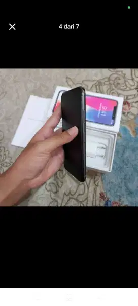 Jual iphone X 256 Gb ibox fulset