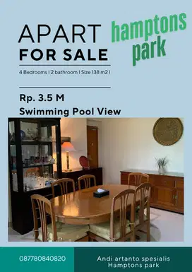 Spesialis apartement Hamptons park 3 bedroom combine unit 138 m2