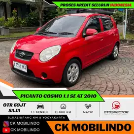 (Km71rb) Picanto Cosmo SE Matic 2010 ANTIK Pajak Baru Kredit Murah