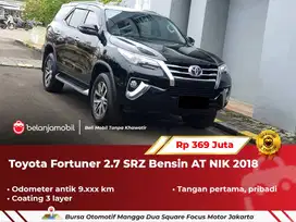 [ ODO ANTIK 9RB ] Toyota Fortuner 2.7 SRZ Bensin AT Hitam 2018/2019
