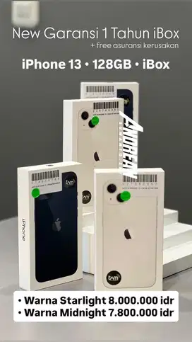 New Iphone 13 128gb Ibox