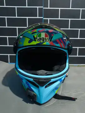 jual Helm AGV K3SV + Intercom Trex Second