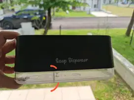 soap dispenser tempat sabun cuci piring warna hitam lecet