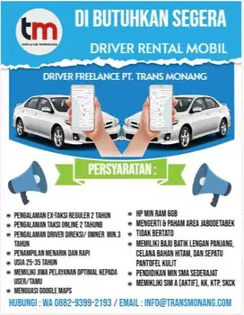 loker driver jabodetabek