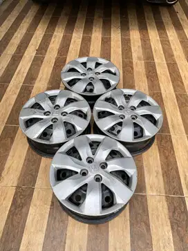 Rare Velg Kaleng R15 4x100 Mobilio jazz yaris brio agya calya sigra