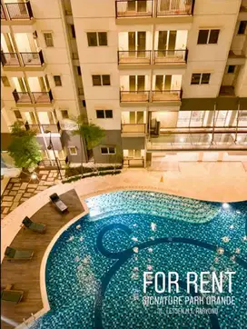 Disewakan Apartemen Signature Park Grande 2 BR Jakarta Selatan