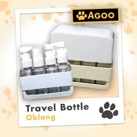 botol cairan refill untuk travelling bottle travel warna biru AGOOO