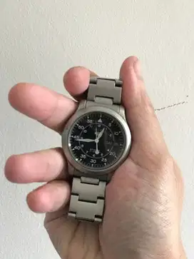 Seiko 5 21 Jewels Automatic Silver Black