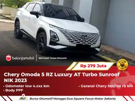 [ LOW KM ] Chery Omoda 5 RZ Luxury AT Turbo Sunroof Putih 2023/2024