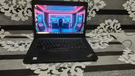 Laptop Lenovo Thinkpad E470 –CORE I5 GEN7–HDD 1 TERA–8GB–SIAP PAKAI