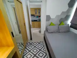Disewakan Apartement 2kamar modif 1kamar full furnish di Bassura city