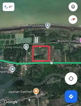 DIJUAL TANAH PANIMBANG, PINGGIR JALAN RAYA, TANJUNG LESUNG, BANTEN