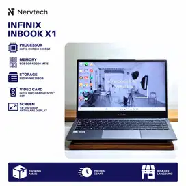 Infinix Inbook X1 Core i3 1005G1 Gen 10 8GB/256GB 14 inch Ultrabook