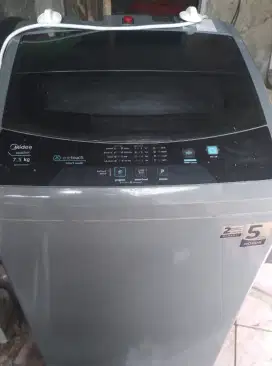 JUAL JH NH MESIN CUCI 1 TABUNG UDAH MANUAL MEREK MIDEA 7,5KILO,CEK JH