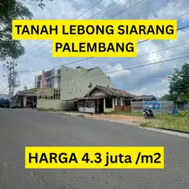 Tanah Siap Bangun Lokasi Pinggir Jalan – Lebong Siarang Kota Palembang