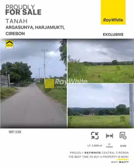 Jual Tanah SHM di Argasunya, Harjamukti, Cirebon
