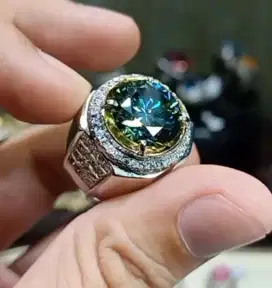 Batu Ali Permata Moisanite 13 crt