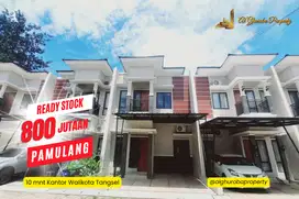 RUMAH 2 LANTAI 3 KT DKT RS PERMATA PAMULANG SHM 800 JUTA-AN